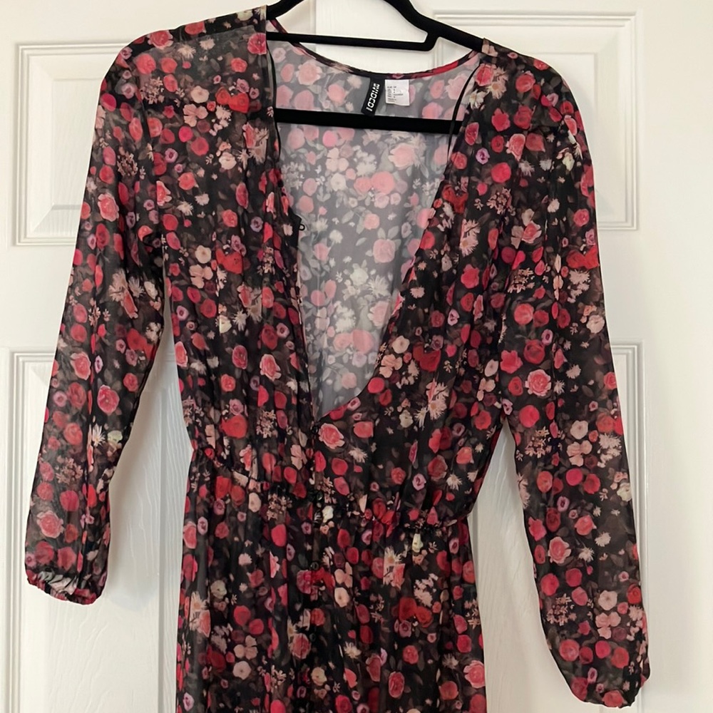 Floral maxi dress - dressy or swimsuit cover